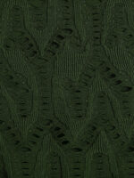 Dark Green Textured Cutout Bikini Top - Image 7