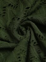 Dark Green Triangle Cutout Bikini Top - Image 9