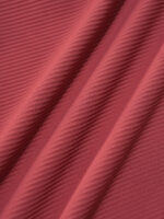 Brick Red Contrast Stitch Plus Size Bikini Top - Image 7