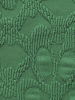 Dark Green Jacquard V Notch Plus Size Bikini Top - Image 8