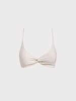 Off White Twist Backless Bikini Top - Image 8