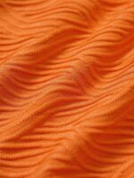 Orange Textured Tie Bikini Bottom - Image 9