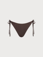 ECONYL® Coffee Tie Bikini Bottom - Image 4