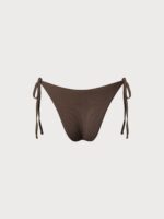 Coffee Reversible Tie Bikini Bottom - Image 9