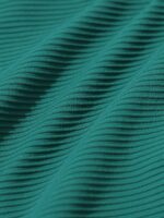 Green Contrast Trim V-Cut Full Coverage Bikini Bottom - Image 8