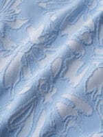 Light Blue Floral Textured O-Ring Bikini Bottom - Image 8