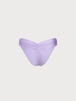 Purple Ruched Bikini Bottom - Image 6
