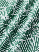 Green Print Textured Bikini Bottom - Image 9