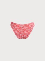 Red Rose Textured Bikini Bottom - Image 8