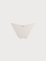 Off White Gold-Accented Bikini Bottom - Image 6