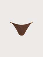 Brown Gold-Accented Bikini Bottom - Image 5