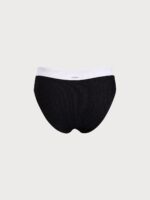 Contrast Trim V-Cut Full Coverage Bikini Bottom - Image 6