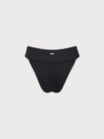 Black Wide Waistband Bikini Bottom - Image 7