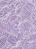Purple Print Textured Bikini Bottom - Image 9