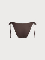 ECONYL® Coffee Tie Bikini Bottom - Image 5