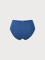 Blue Lurex Plus Size Bikini Bottom - Image 6