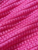 Pink Textured V Cut Plus Size Tankini Bottom - Image 8