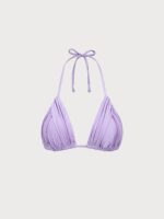 Purple Ruched Bikini Top - Image 8