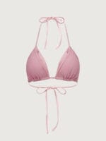 Pink Ruched Bikini Top - Image 9