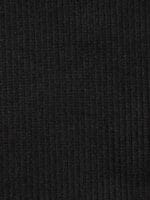 Black U-Neck Ribbed Seam Bikini Top - Image 7