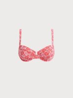 Red Rose Textured Underwire Bikini Top - Image 6