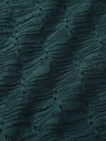 Dark Green Textured Halter Bikini Top - Image 11