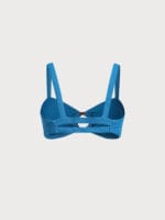 Blue Cutout O-Ring Bikini Top - Image 7