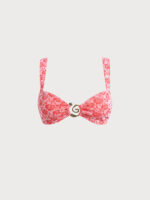 Red Rose Textured Bikini Top - Image 6