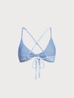 Light Blue Bloom Textured Bikini Top - Image 6