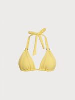 Yellow Tie O-Ring Bikini Top - Image 7