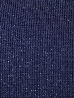 Blue Lurex V-Neck One Piece Swimwear - Image 10