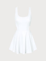White Cut-Out Dress - Image 5