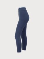 Navy Natural Waisted Leggings 25" - Image 10