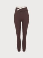 Coffee Natural Waisted Leggings 25" - Image 6