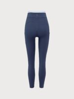 Navy Natural Waisted Leggings 25" - Image 11