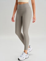 Khaki Cross Back Leggings 24” - Image 2