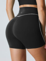 Black Natural Waisted Lycra® Short - Image 3