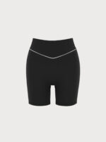 Black Natural Waisted Lycra® Short - Image 8