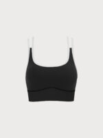 Black X Cross Lycra® Sports Bra - Medium Support - Image 6