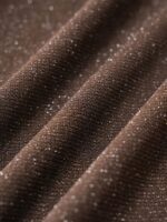 Dark Coffee Shimmer Cover Up Skirt - Image 8