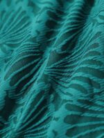 Dark Green Jacquard Cover-up Skirt - Image 10