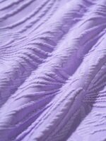 Purple Jacquard Wrap Cover-Up Skirt - Image 8