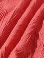Red Jacquard X Cross One-Piece Swimsuit - Image 12