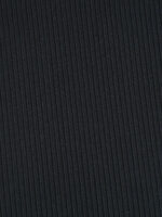 Black Contrast V Neck Plus Size One-Piece Swimsuit - Image 7