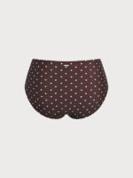 Brown Polka Dot Plus Size Bikini Bottom - Image 7