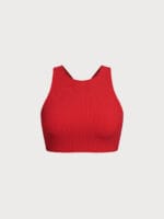 Red Crop Surf Top - Image 4