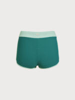 Green Contrast High-Waisted Surf Shorts - Image 6