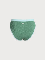 Dark Green Jacquard High Cut Surf Bottoms - Image 7