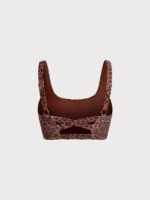 Leopard Print X Cross Surf Bra - Image 7