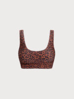 Leopard Print X Cross Surf Bra - Image 6